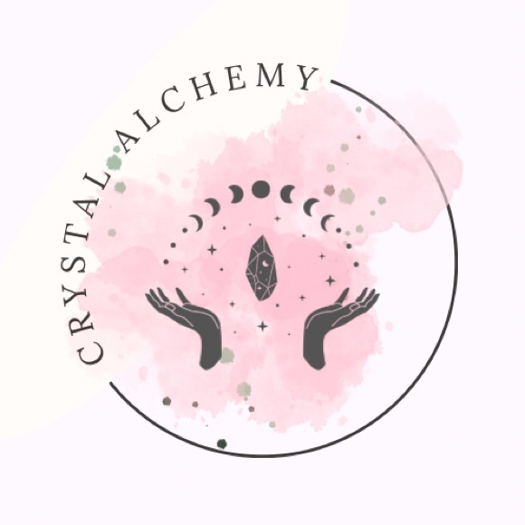 Selenite Crescent Moon Stone Set - Picture 7 of 7